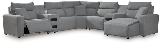 Modmax II 7-Piece Power Reclining Sectional with Chaise