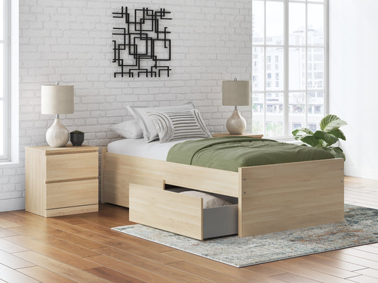Onita Twin Platform Bed with 1 Side Storage