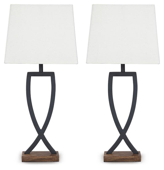 Makara Metal Table Lamp (2/CN)