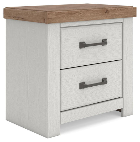 Savonport Two Drawer Night Stand
