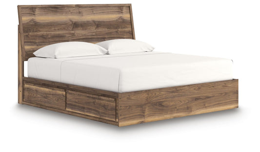Chirason King Panel Bed with Storage