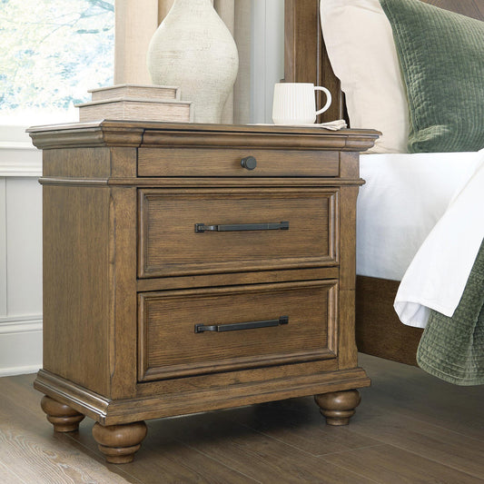 Karallin Three Drawer Night Stand