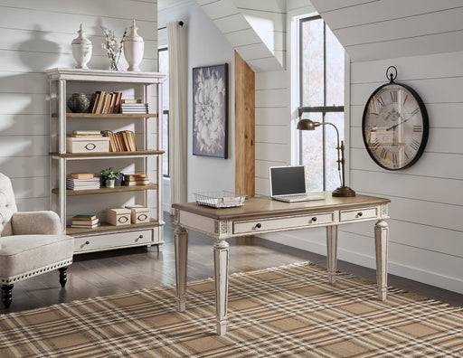 Realyn Home Office Desk and Storage Royal Furniture