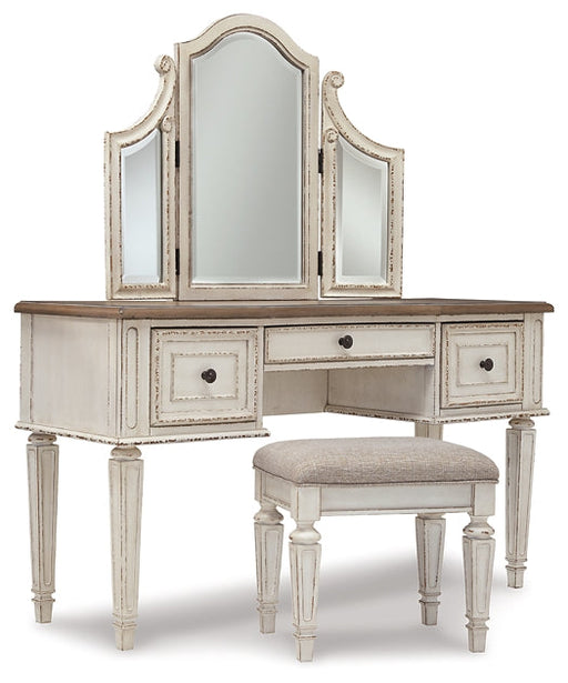 Realyn Vanity/Mirror/Stool (3/CN) Royal Furniture