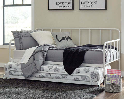 Trentlore Twin Metal Day Bed with Trundle Royal Furniture