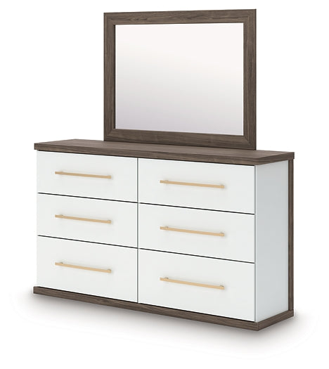 Kendanport Dresser and Mirror
