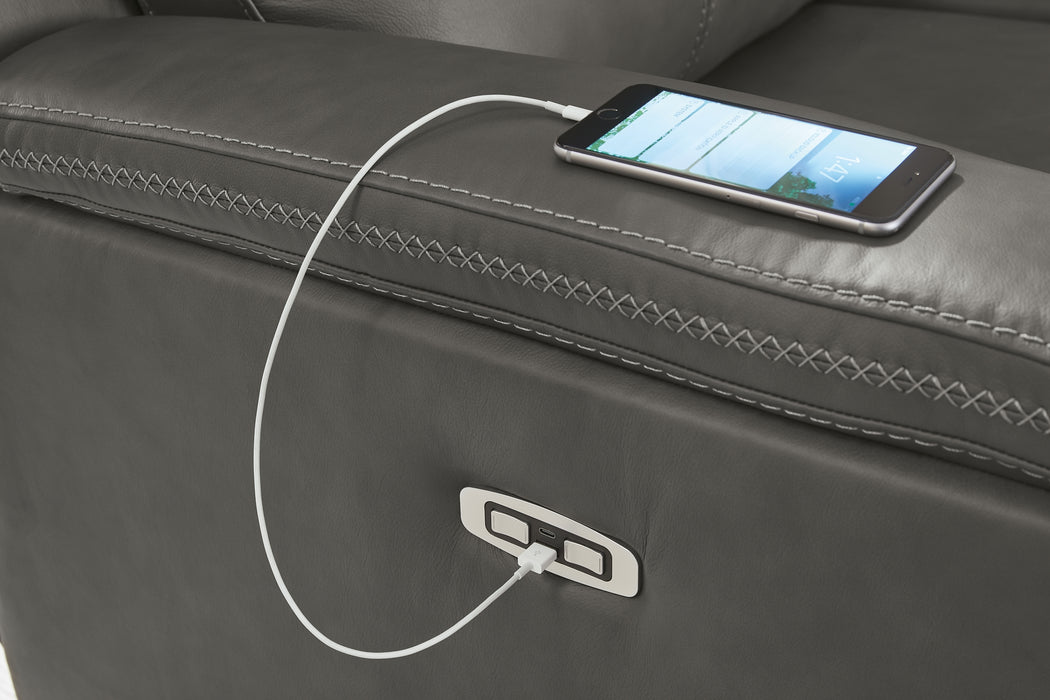 Bleckley PWR REC Sofa with ADJ Headrest