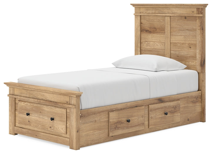 Makidern Twin Panel Storage Bed