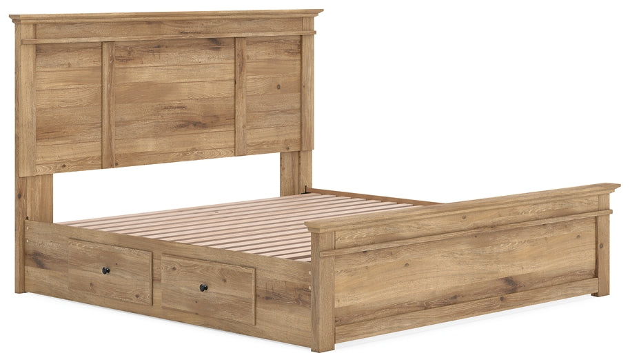 Makidern King Panel Storage Bed
