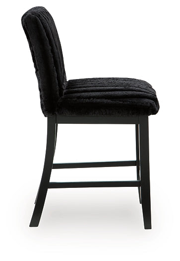 Mervannie Upholstered Barstool (2/CN)