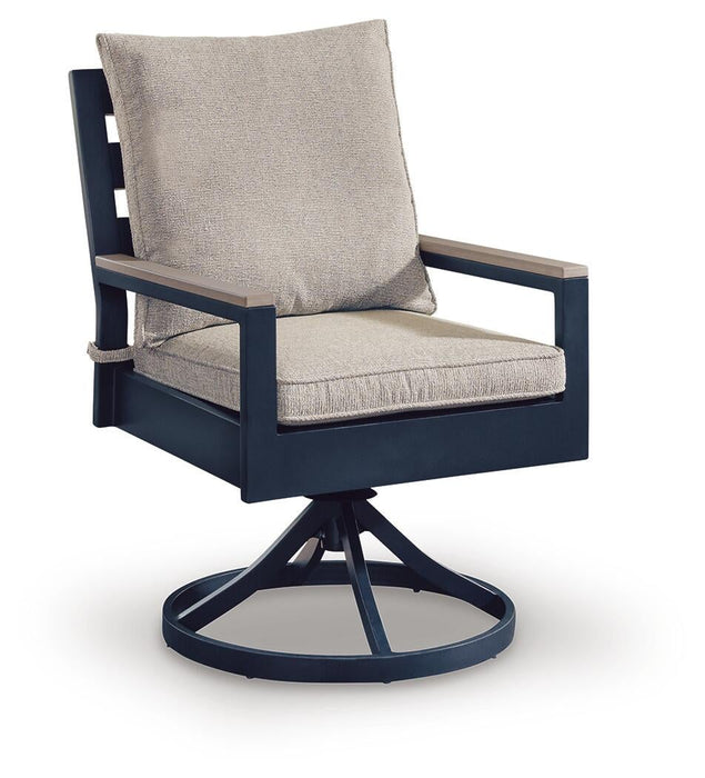 East Beach Swivel Chair w/Cushion (2/CN)