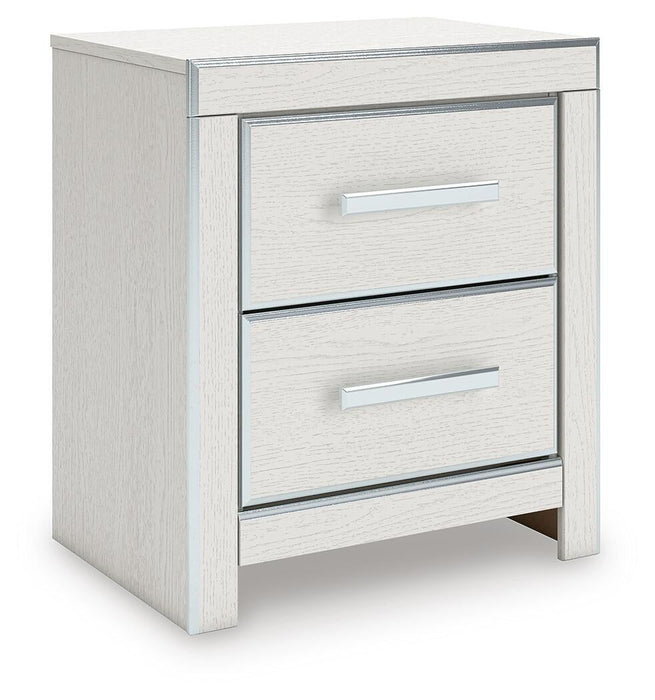 Zuraleus Queen Upholstered Panel Platform Bed, Dresser, Mirror, Chest and Nightstand
