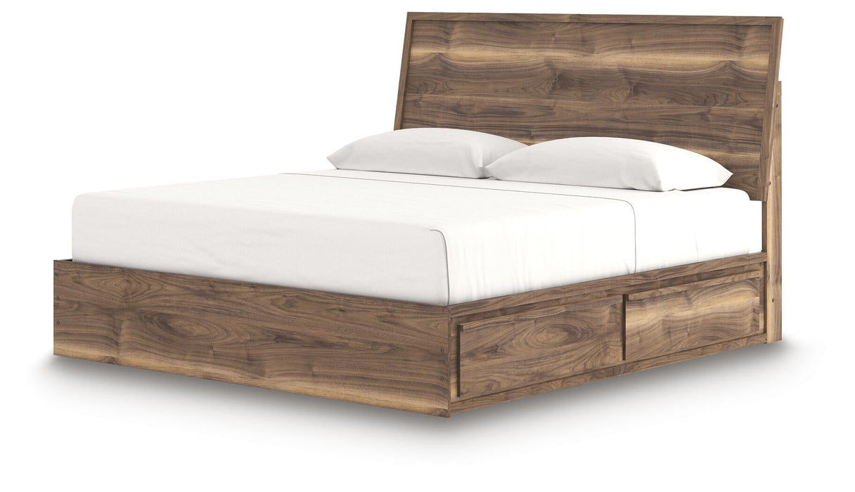 Chirason King Panel Bed with Storage