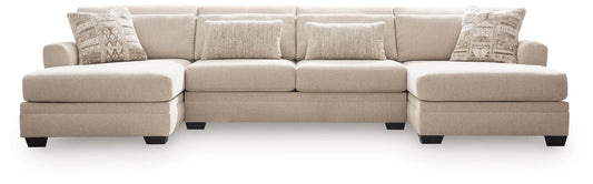 Mandi Point 3-Piece Double Chaise Sectional