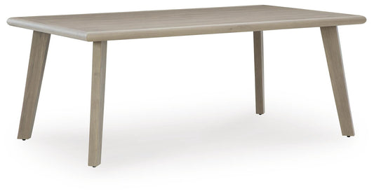 Cliff Trails RECT Dining Table w/UMB OPT