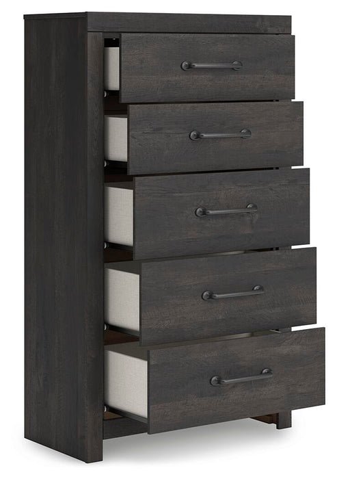 Hollivern Five Drawer Chest