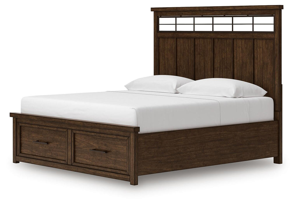Taffenbrook King Panel Storage Bed