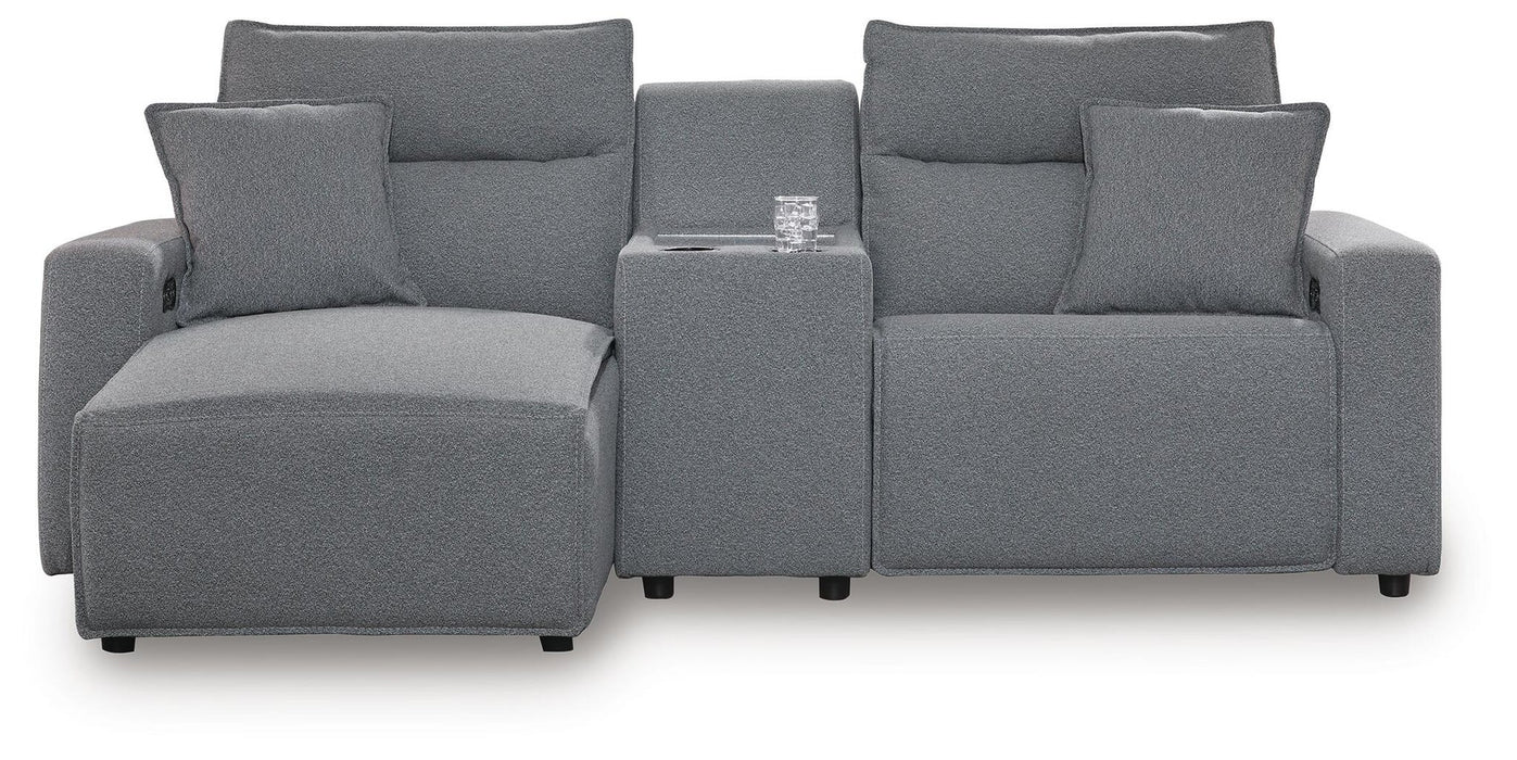 Modmax II 3-Piece Power Reclining Sectional with Chaise and Console