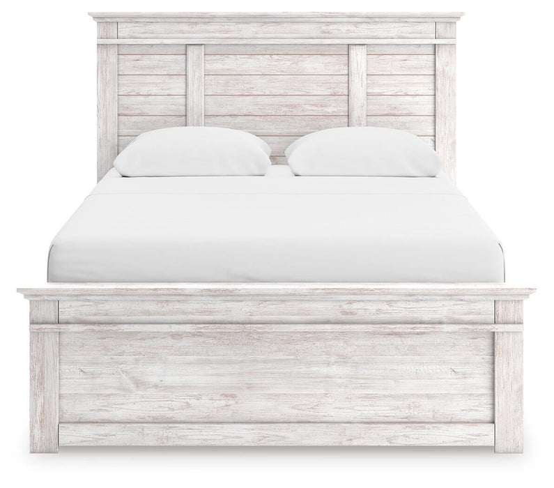 Makidern Queen Panel Storage Bed