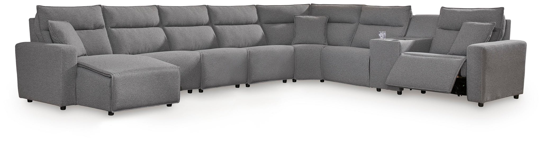 Modmax II 8-Piece Power Reclining Sectional with Console