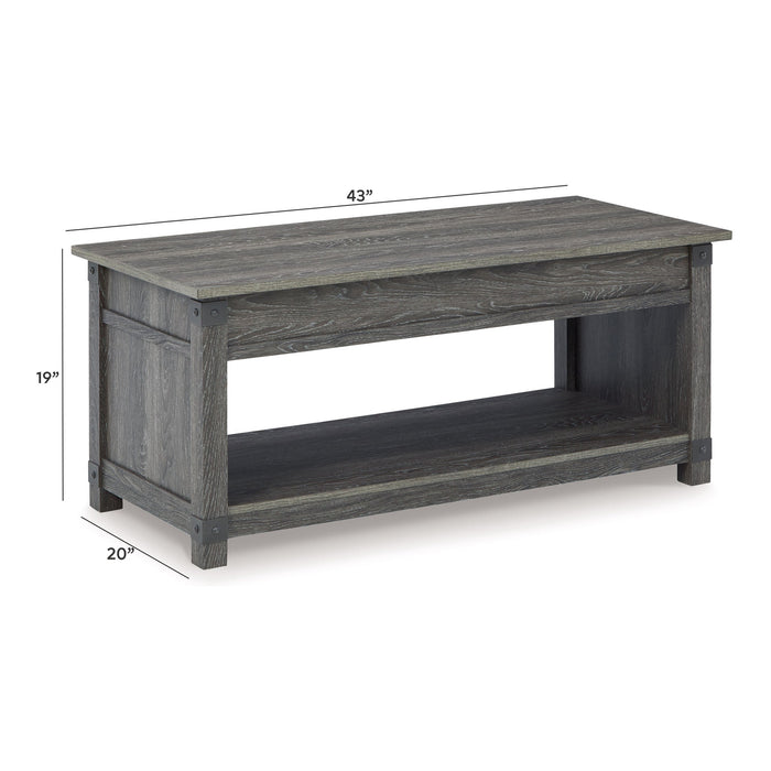 Freedan Rect Lift Top Cocktail Table