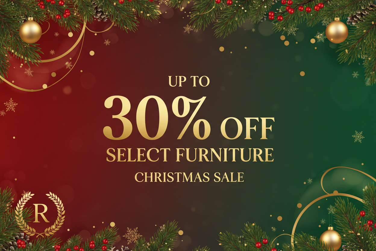 UP TO 30% OFF SELECT FURNITURE AND MAKE THE BOTTOM LEFT EMBLEM AN R