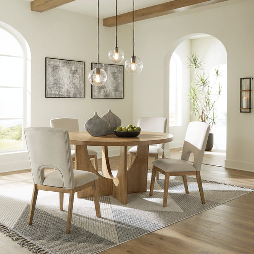 Dakmore Dining Table and 4 Chairs Royal Furniture