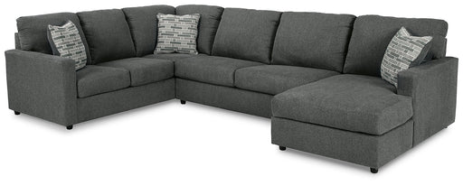 Edenfield 3-Piece Sectional with Ottoman Royal Furniture