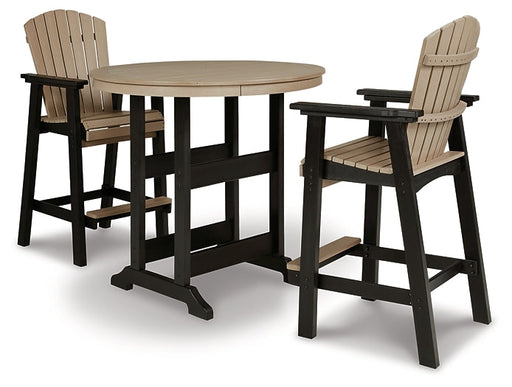 Fairen Trail Outdoor Bar Table and 2 Barstools Royal Furniture
