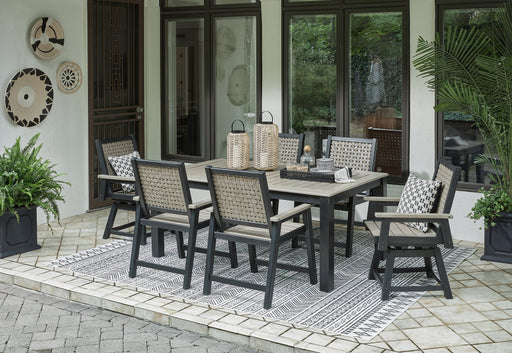 Mount Valley Outdoor Dining Table and 6 Chairs Royal Furniture