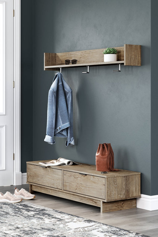 Oliah Bench with Coat Rack Royal Furniture